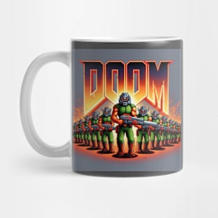 Doom Guy Army Mug